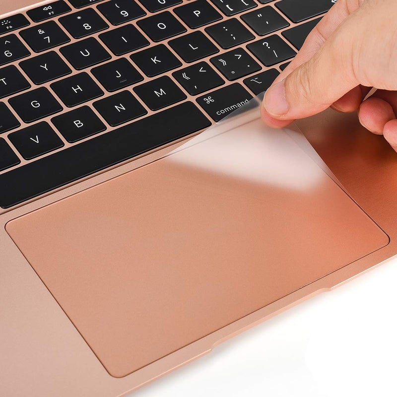 imComor [2PCS] Trackpad Protector Skin for 2021 2020 MacBook Air 13 Inch A2337 M1 A2179 A1932 Touch Pad Cover Skin Anti-Scratch Anti-Water for MacBook Air 13 Inch A2337 A2179 A1932 Touch ID Accessories, Clear - Image 1